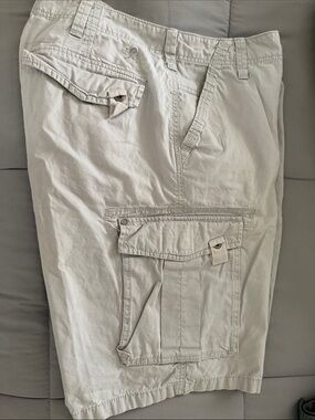 Express Light khaki Casual Shorts. Size 34
Lightly used . No stains